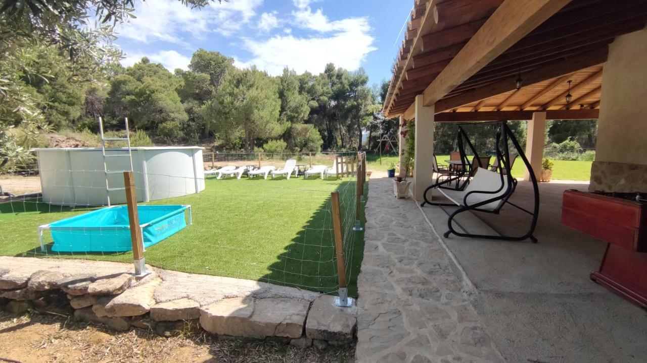 Mas Del Olivar La Portellada Buitenkant foto